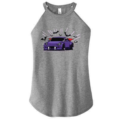 Spooky Halloween JDM 350z Z33 Vampire Drift Car Illustrated Women's Perfect Tri Rocker Tank