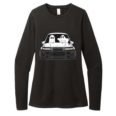 Spooky Halloween JDM Hachiroku 86 Ghost Levin Coupe Womens CVC Long Sleeve Shirt