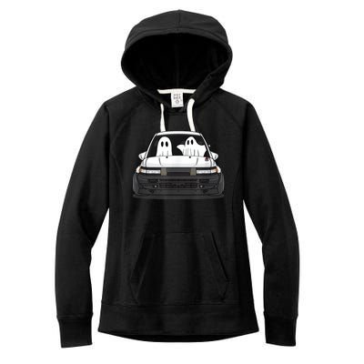 Spooky Halloween JDM Hachiroku 86 Ghost Levin Coupe Women's Fleece Hoodie