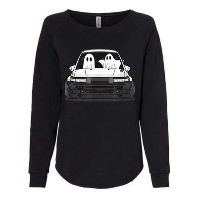 Spooky Halloween JDM Hachiroku 86 Ghost Levin Coupe Womens California Wash Sweatshirt