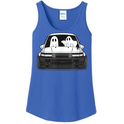 Spooky Halloween JDM Hachiroku 86 Ghost Levin Coupe Ladies Essential Tank