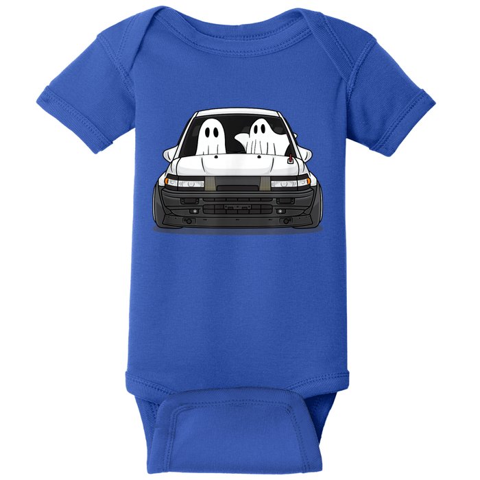 Spooky Halloween JDM Hachiroku 86 Ghost Levin Coupe Baby Bodysuit