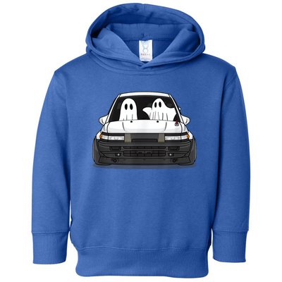 Spooky Halloween JDM Hachiroku 86 Ghost Levin Coupe Toddler Hoodie