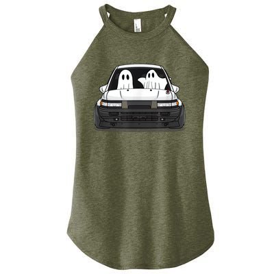 Spooky Halloween JDM Hachiroku 86 Ghost Levin Coupe Women's Perfect Tri Rocker Tank