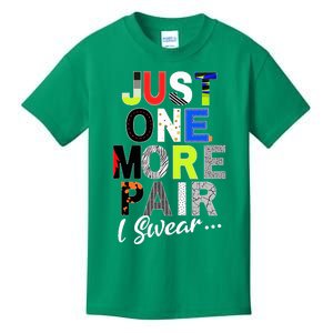 Sneaker Head Just One More Pair...Sneakerhead Kids T-Shirt