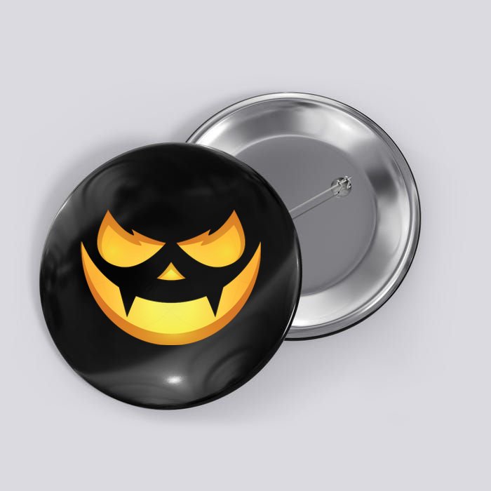 Spooky Halloween Jack O Lantern Glowing Pumpkin Face Costume Button