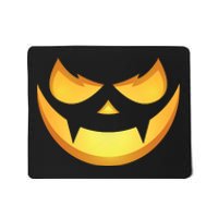 Spooky Halloween Jack O Lantern Glowing Pumpkin Face Costume Mousepad