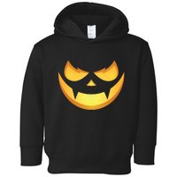 Spooky Halloween Jack O Lantern Glowing Pumpkin Face Costume Toddler Hoodie