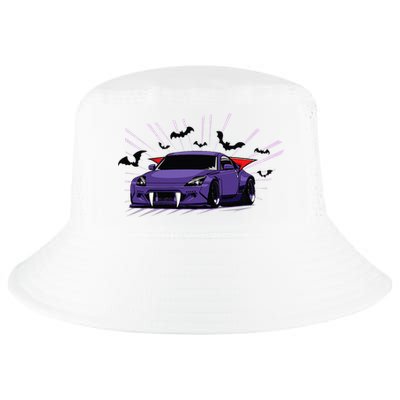 Spooky Halloween Jdm 350z Z33 Vampire Drift Car Illustrated Cool Comfort Performance Bucket Hat