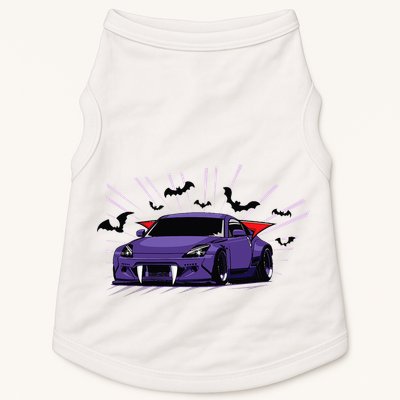 Spooky Halloween Jdm 350z Z33 Vampire Drift Car Illustrated Doggie Tank