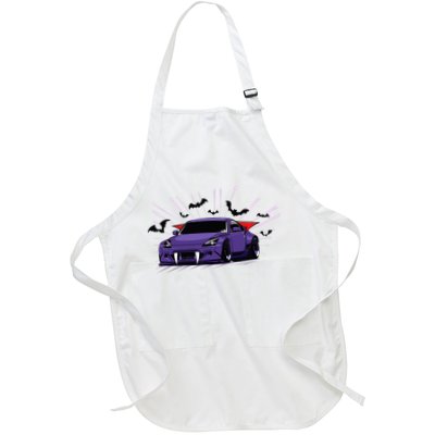 Spooky Halloween Jdm 350z Z33 Vampire Drift Car Illustrated Apron