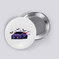 Spooky Halloween Jdm 350z Z33 Vampire Drift Car Illustrated Button