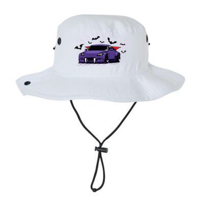Spooky Halloween Jdm 350z Z33 Vampire Drift Car Illustrated Bucket Hat