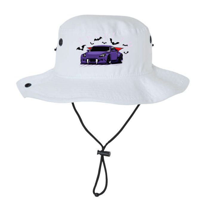 Spooky Halloween Jdm 350z Z33 Vampire Drift Car Illustrated Bucket Hat