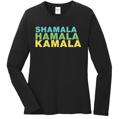 Shamala Hamala Kamala Ladies Long Sleeve Shirt