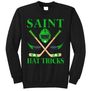 Saint Hatricks Leprechaun Hockey St. Patrick's Day Sweatshirt