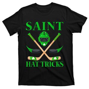 Saint Hatricks Leprechaun Hockey St. Patrick's Day T-Shirt