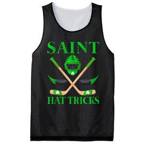 Saint Hatricks Leprechaun Hockey St. Patrick's Day Mesh Reversible Basketball Jersey Tank