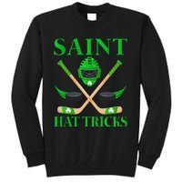 Saint Hatricks Leprechaun Hockey St. Patrick's Day Tall Sweatshirt