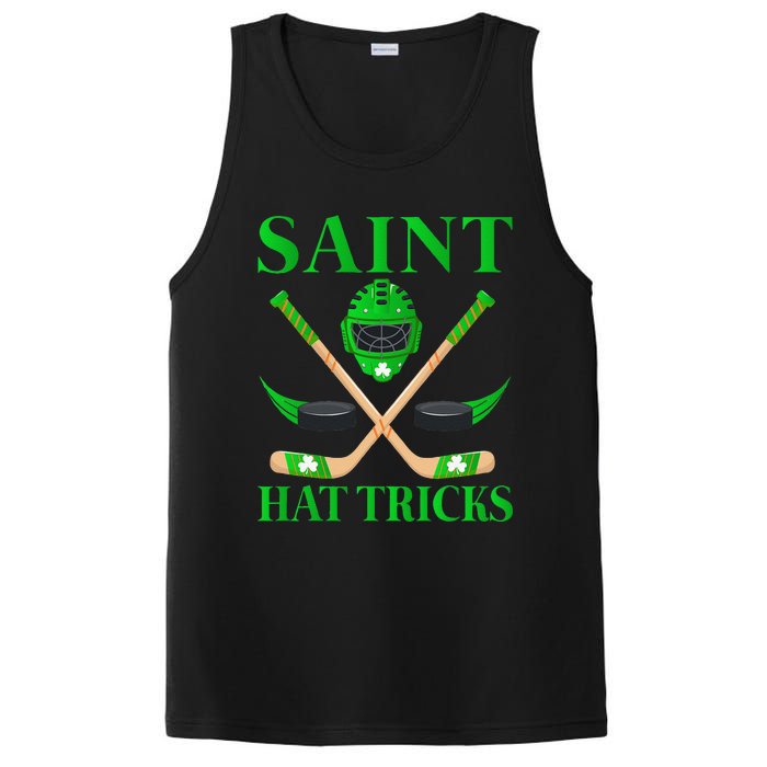 Saint Hatricks Leprechaun Hockey St. Patrick's Day PosiCharge Competitor Tank