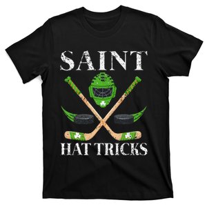 Saint Hatricks Leprechaun Lover Hockey St. Patrick's Day T-Shirt