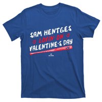 Sam Hentges Lovin On Valentines Day Baseball Lover Great Gift T-Shirt