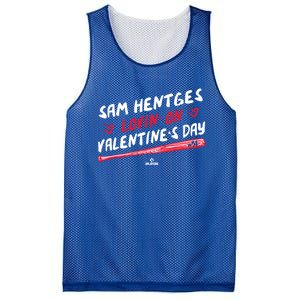 Sam Hentges Lovin On Valentines Day Baseball Lover Great Gift Mesh Reversible Basketball Jersey Tank