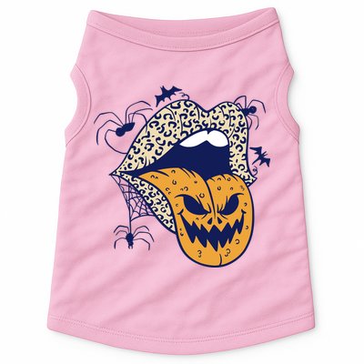 Spooky Halloween Lips Doggie Tank