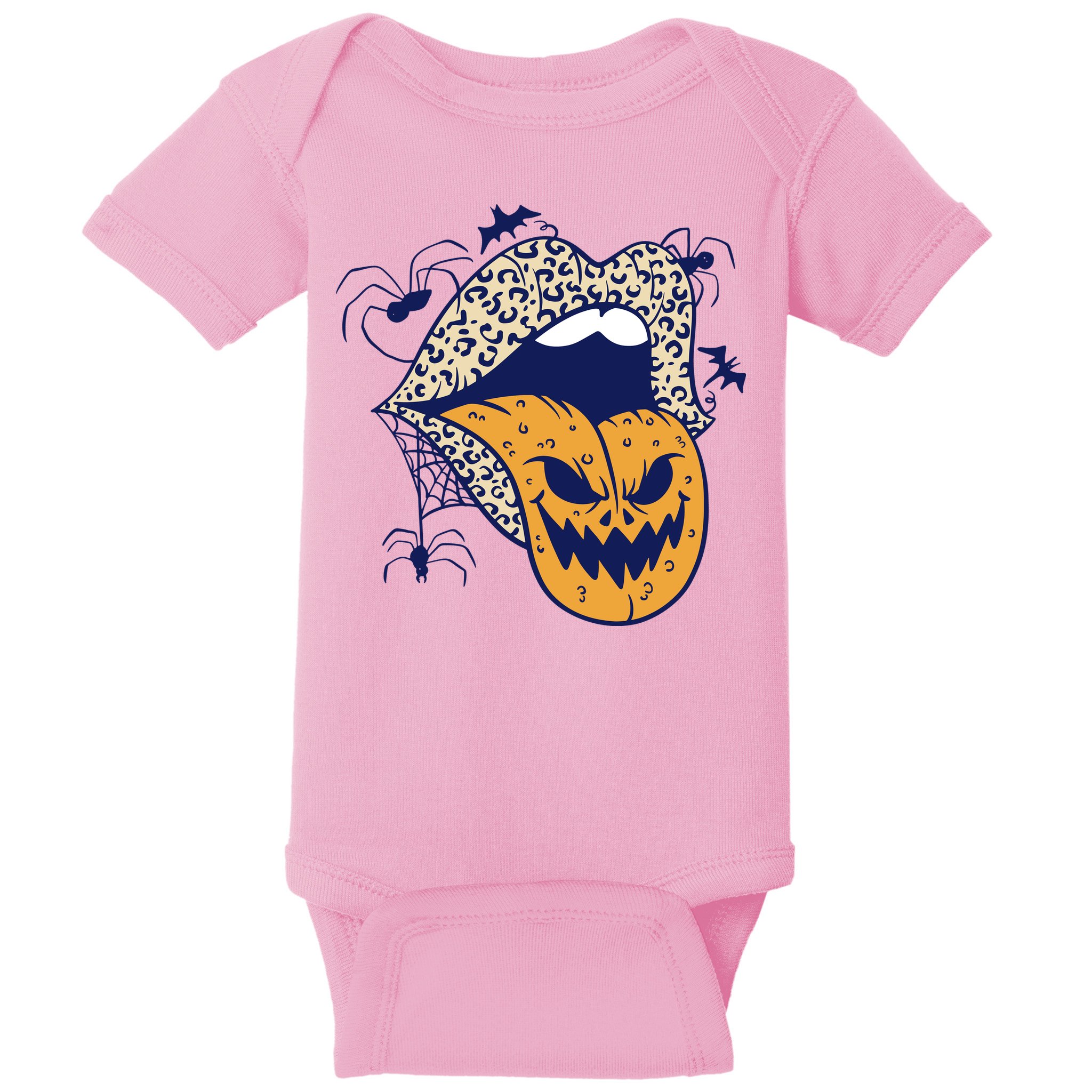 Spooky Halloween Lips Baby Bodysuit
