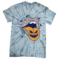 Spooky Halloween Lips Tie-Dye T-Shirt