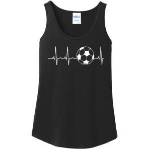 Soccer Heartbeat Lover Ladies Essential Tank