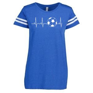 Soccer Heartbeat Lover Enza Ladies Jersey Football T-Shirt