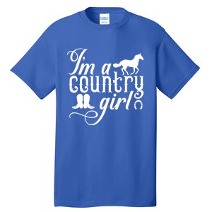 Sassy Horse Lover Cow Gift Farmer Cow Boots Gift Tall T-Shirt