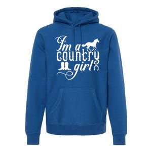 Sassy Horse Lover Cow Gift Farmer Cow Boots Gift Premium Hoodie