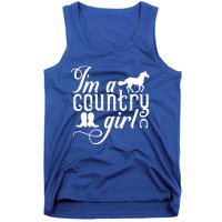 Sassy Horse Lover Cow Gift Farmer Cow Boots Gift Tank Top