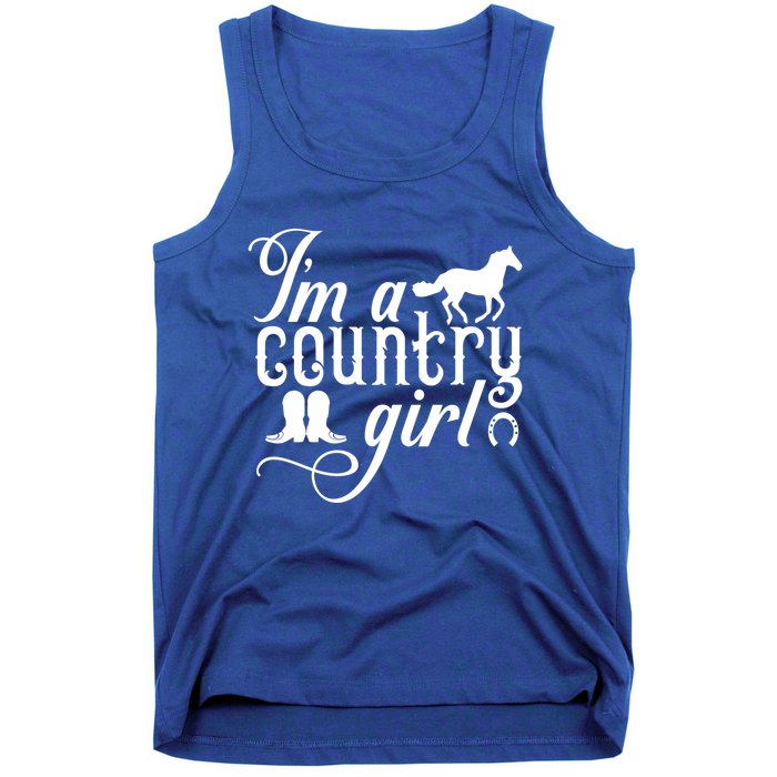 Sassy Horse Lover Cow Gift Farmer Cow Boots Gift Tank Top