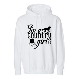 Sassy Horse Lover Cow Gift Farmer Cow Boots Gift Garment-Dyed Fleece Hoodie