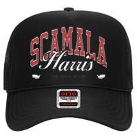 Scamala Harris Liberal Dei Hire Funny Antikamala High Crown Mesh Back Trucker Hat