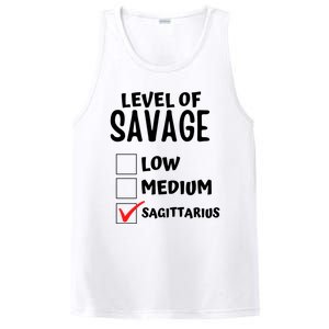 Sagittarius Horoscope Level Of Savage Zodiac Traits Pun Gift PosiCharge Competitor Tank