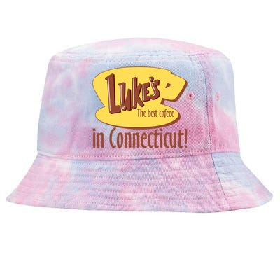 Stars Hollow Lukes Coffee The Best Coffee In Connecticut Tie-Dyed Bucket Hat