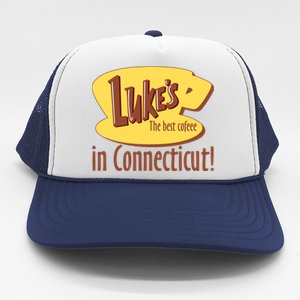 Stars Hollow Lukes Coffee The Best Coffee In Connecticut Trucker Hat