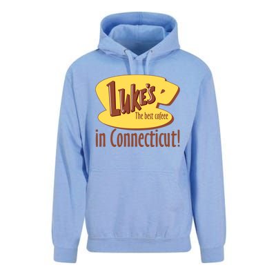 Stars Hollow Lukes Coffee The Best Coffee In Connecticut Unisex Surf Hoodie