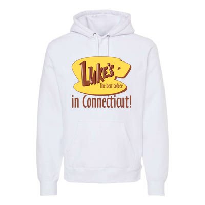 Stars Hollow Lukes Coffee The Best Coffee In Connecticut Premium Hoodie