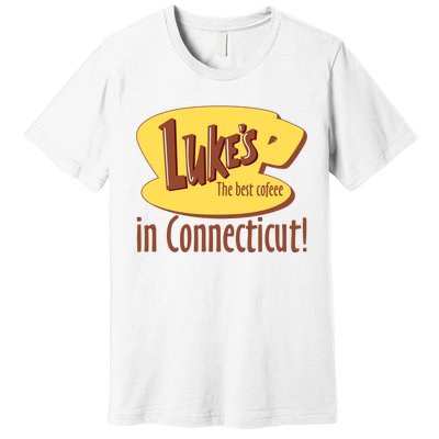 Stars Hollow Lukes Coffee The Best Coffee In Connecticut Premium T-Shirt