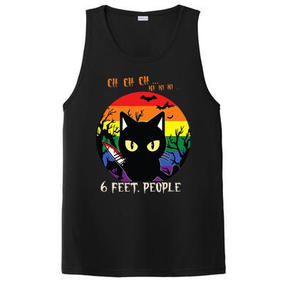 Scary Halloween LGBT Pride Rainbow Cat PosiCharge Competitor Tank