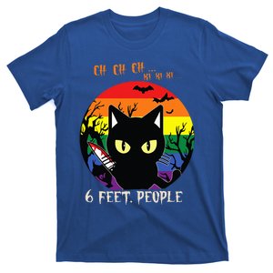 Scary Halloween LGBT Pride Rainbow Cat T-Shirt