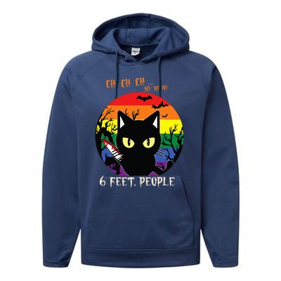 Scary Halloween LGBT Pride Rainbow Cat Performance Fleece Hoodie