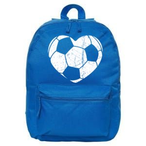 Soccer Heart Love Valentines Day Sport Player Boy Girls Gift 16 in Basic Backpack