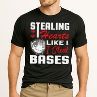 Stealing Hearts Like I Steal Bases Baseball Valentine's Day Cooling Performance Crew T-Shirt