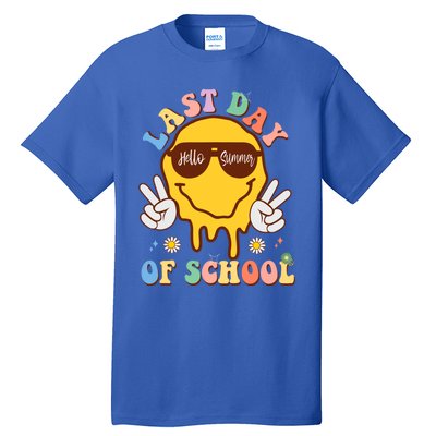 Sunglasses Happy Last Day Of School Graduate Hello Summer Cute Gift Tall T-Shirt